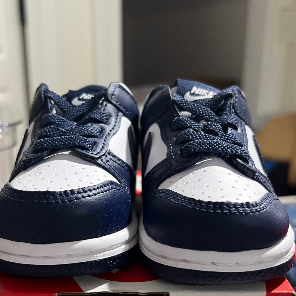 Nike Dunk Low 6c Navy and White